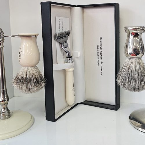 Floris London Scheermes en Borstel set